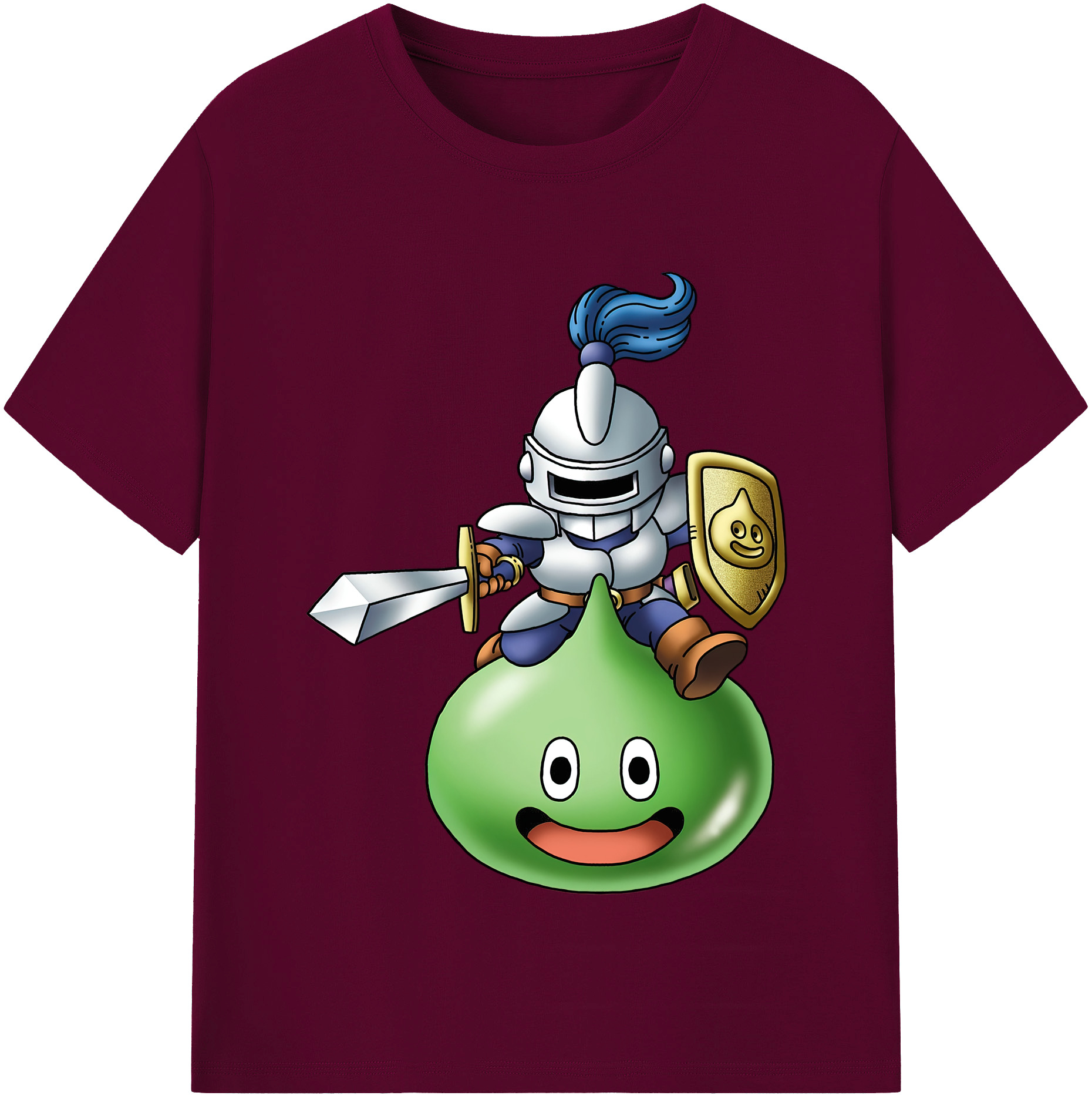 （画像用） ドラゴンクエスト Doragon Kuesuto Dragon Quest レディースカジュアルプリントTシャツ（綿100％）